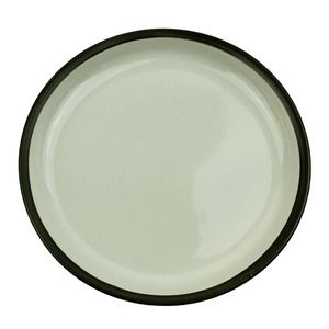 Vintage Denby Camelot Bread & Butter Plate 6.5" Dark Green Rim England Stoneware